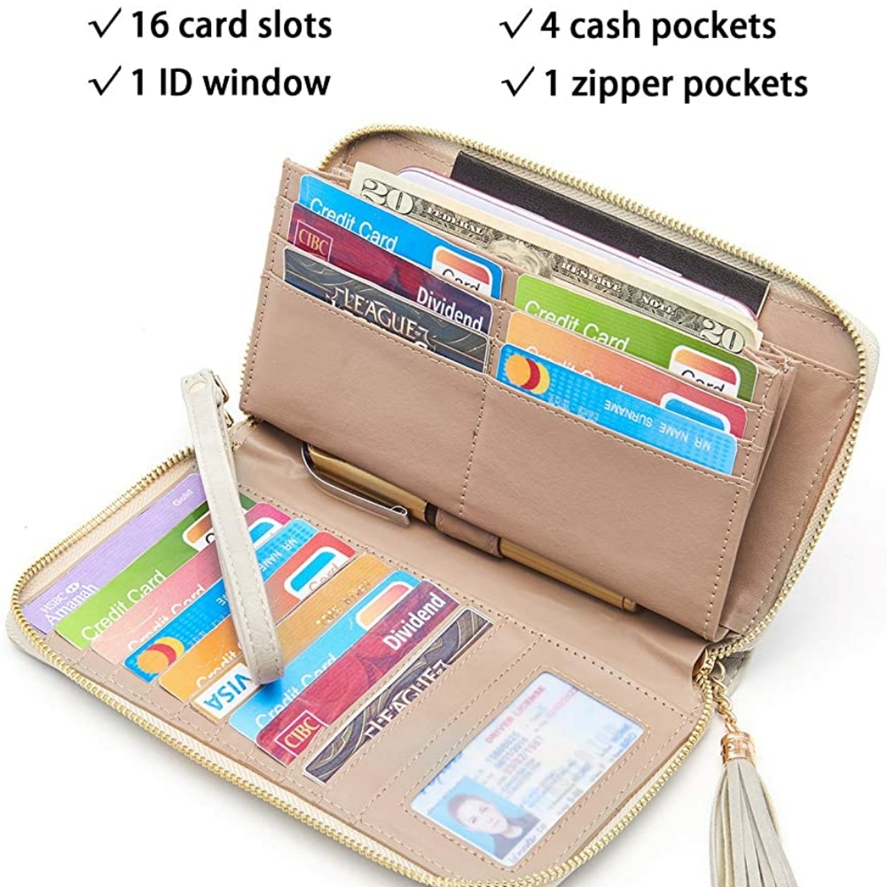 Womens Clutch Wristlet Wallet